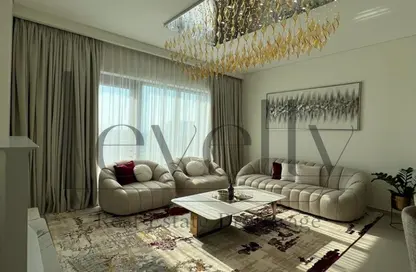 Living Room image for: Apartment - 2 Bedrooms - 2 Bathrooms for sale in Bayshore - Creek Beach - Dubai Creek Harbour (The Lagoons) - Dubai, Image 1