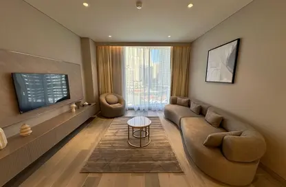 Living Room image for: Apartment - 1 Bedroom - 1 Bathroom for rent in Marina Star - Dubai Marina - Dubai, Image 1