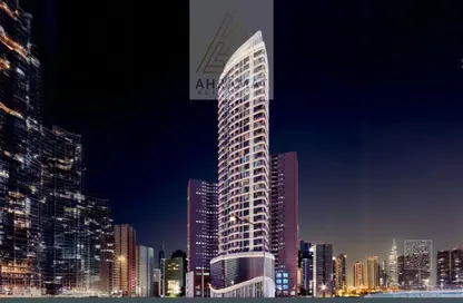 Apartment - 1 Bedroom - 2 Bathrooms for sale in Tower C1 - Ajman Pearl Towers - Ajman Downtown - Ajman