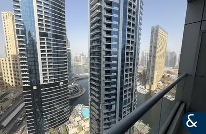 شقة - غرفة نوم - 2 حمامات للايجار في باي سنترال غرب - باي سنترال - دبي مارينا - دبي