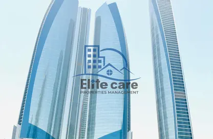 شقة - 3 غرف نوم - 5 حمامات للايجار في 4 برج الاتحاد - أبراج الاتحاد - شارع الكورنيش - أبوظبي