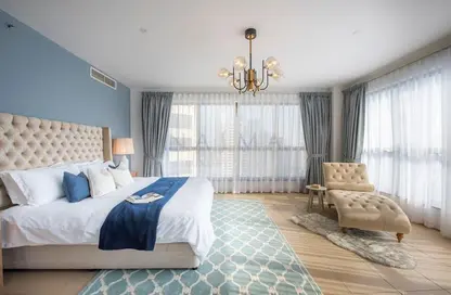 Room / Bedroom image for: Apartment - 4 Bedrooms - 4 Bathrooms for rent in Murjan 6 - Murjan - Jumeirah Beach Residence - Dubai, Image 1