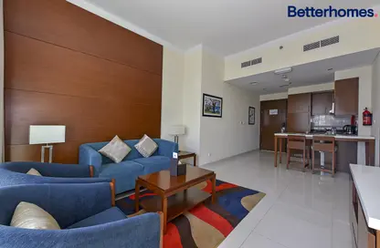 النزل و الشقق الفندقية - غرفة نوم - 2 حمامات للايجار في تريبان للاجنحة الفندقية لفخر الدين - مدينة دبي الرياضية - دبي