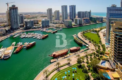 شقة - غرفة نوم - 2 حمامات للايجار في برج التألق 1 - أبراج البريق - دبي مارينا - دبي