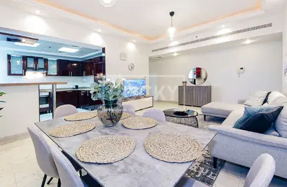 شقة - غرفة نوم - 2 حمامات للايجار في برج أوبال المارينا - دبي مارينا - دبي