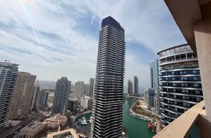 شقة - 1 حمام للايجار في برج الزمرد - دبي مارينا - دبي