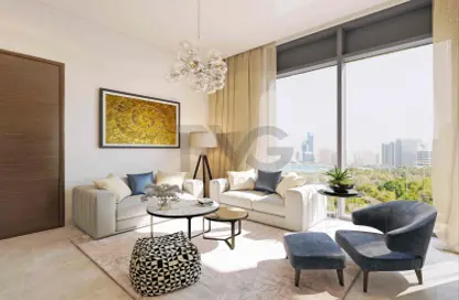 Living Room image for: Apartment - 3 Bedrooms - 5 Bathrooms for sale in Sobha Creek Vistas Grande - Sobha Hartland - Mohammed Bin Rashid City - Dubai, Image 1