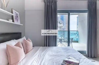 Apartment - Studio - 1 Bathroom for rent in Elite Tower - Business Bay - Dubai