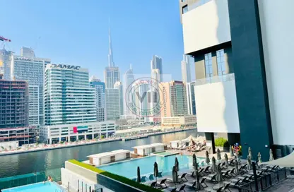 شقة - غرفة نوم - 2 حمامات للايجار في بن غاطي كانال - الخليج التجاري - دبي