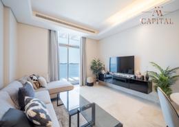 Living Room image for: Apartment - 1 bedroom - 3 bathrooms for rent in The 8 - The Crescent - Palm Jumeirah - Dubai, Image 1