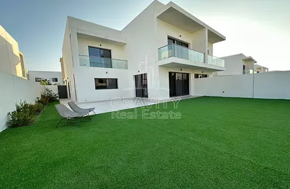 Outdoor House image for: Townhouse - 3 Bedrooms - 4 Bathrooms for rent in Aspens - Yas Acres - Yas Island - Abu Dhabi, Image 1