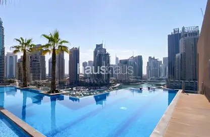 Pool image for: Apartment - 1 Bedroom - 2 Bathrooms for rent in Marina Gate 2 - Marina Gate - Dubai Marina - Dubai, Image 1