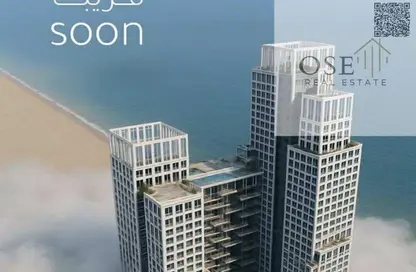 Apartment - 1 Bedroom - 2 Bathrooms for sale in Corniche Tower - Ajman Corniche Road - Ajman