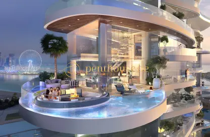Pool image for: Apartment - 5 Bedrooms - 5 Bathrooms for sale in Damac Bay 2 - Dubai Harbour - Dubai, Image 1