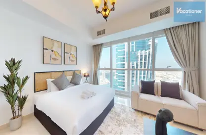 صورة لـ غرفة- غرفة النوم شقة - 1 حمام للايجار في ذا كورت - الخليج التجاري - دبي ، صورة رقم 1