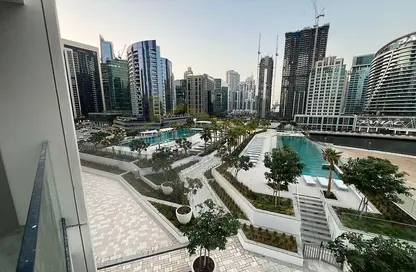 شقة - 1 حمام للايجار في بنينسولا ثري - بنينسولا - الخليج التجاري - دبي