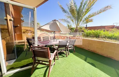 Terrace image for: Apartment - 1 Bedroom - 2 Bathrooms for rent in Aquamarine - Tiara Residences - Palm Jumeirah - Dubai, Image 1