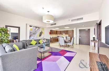 شقة - غرفة نوم - 2 حمامات للايجار في برج نسيمه - شارع الشيخ زايد - دبي