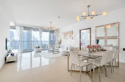 Apartment - 3 Bedrooms - 4 Bathrooms for rent in Boulevard Point - Downtown Dubai - Dubai