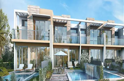 Outdoor House image for: Townhouse - 3 Bedrooms - 3 Bathrooms for sale in Rochester - DAMAC Hills - Dubai, Image 1