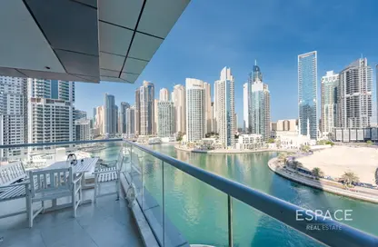 شقة - 3 غرف نوم - 5 حمامات للايجار في ترايدنت بايسايد - دبي مارينا - دبي