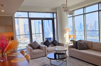 Apartment - 3 Bedrooms - 3 Bathrooms for rent in Marina Vista Tower 1 - Marina Vista - EMAAR Beachfront - Dubai Harbour - Dubai