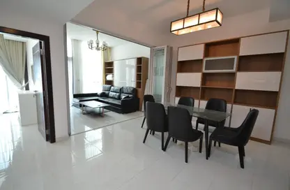Living / Dining Room image for: Apartment - 1 Bedroom - 2 Bathrooms for sale in Starz by Danube - Al Furjan - Dubai, Image 1