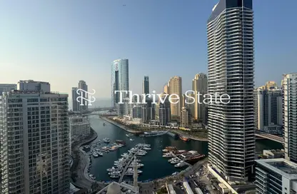 Apartment - 1 Bedroom - 2 Bathrooms for rent in Escan Tower - Dubai Marina - Dubai
