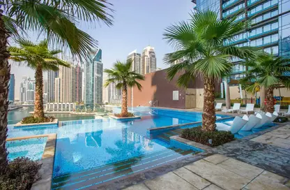 Apartment - 1 Bedroom - 2 Bathrooms for rent in Marina Gate 1 - Marina Gate - Dubai Marina - Dubai