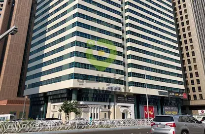 Outdoor Building image for: Office Space - Studio - 2 Bathrooms for rent in Emerald Tower - Khalifa Street - Abu Dhabi, Image 1