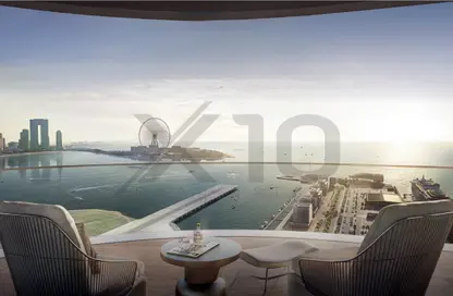 Apartment - 3 Bedrooms - 3 Bathrooms for sale in Seapoint - EMAAR Beachfront - Dubai Harbour - Dubai