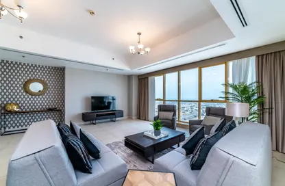 Living Room image for: Apartment - 3 Bedrooms - 3 Bathrooms for rent in MBK Tower - Business Bay - Dubai, Image 1
