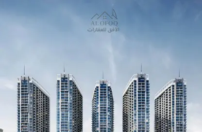 Apartment - 1 Bedroom - 2 Bathrooms for sale in Ajman Creek Towers - Al Rashidiya 1 - Al Rashidiya - Ajman