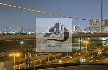 شقة - غرفة نوم - 2 حمامات للايجار في أورينت تاور 1 - أورينت تاور - البستان - عجمان