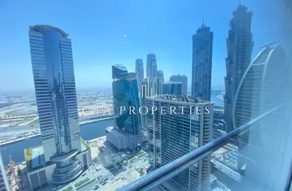 مكتب - استوديو للايجار في برج بارك لين - الخليج التجاري - دبي