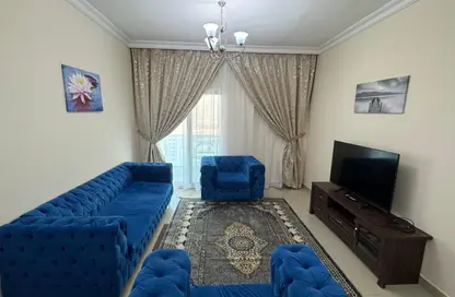 Apartment - 1 Bedroom - 2 Bathrooms for rent in Al Shahid Tower - Al Qasba - Sharjah