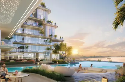 Apartment - 2 Bedrooms - 2 Bathrooms for sale in Cotier House 2 - Dubai Islands - Dubai