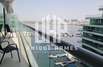 Balcony image for: Apartment - 2 Bedrooms - 2 Bathrooms for sale in Al Naseem Residences C - Al Bandar - Al Raha Beach - Abu Dhabi, Image 1