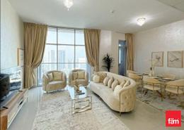 Living Room image for: Apartment - 3 bedrooms - 3 bathrooms for rent in Marina Wharf 2 - Marina Wharf - Dubai Marina - Dubai, Image 1