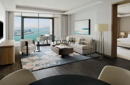 Apartment - 3 Bedrooms - 4 Bathrooms for rent in InterContinental Residences Abu Dhabi - Al Bateen - Abu Dhabi