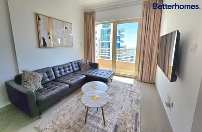 شقة - غرفة نوم - 1 حمام للايجار في برج مانشستر - دبي مارينا - دبي