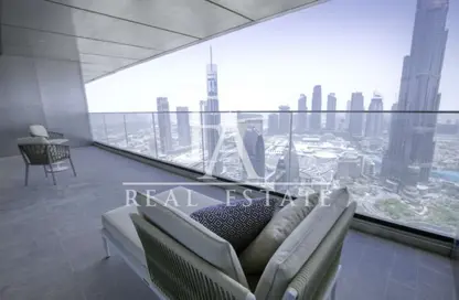 شقة - 4 غرف نوم - 6 حمامات للايجار في بريدج سكاي - برج خليفة - دبي وسط المدينة - دبي
