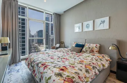 Apartment - Studio - 1 Bathroom for rent in Damac Maison Prive - Business Bay - Dubai