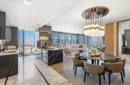 Apartment - 2 Bedrooms - 3 Bathrooms for rent in One Za'abeel Tower - Zabeel 1 - Zabeel - Dubai