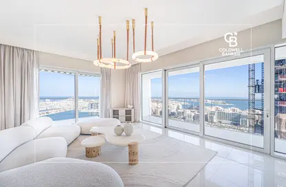 Apartment - 3 Bedrooms - 4 Bathrooms for sale in Grand Bleu Tower 1 - EMAAR Beachfront - Dubai Harbour - Dubai