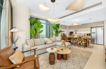 Apartment - 3 Bedrooms - 3 Bathrooms for rent in Marina Vista - EMAAR Beachfront - Dubai Harbour - Dubai