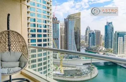 Pool image for: Apartment - 2 Bedrooms - 2 Bathrooms for rent in Fairfield Tower - Park Island - Dubai Marina - Dubai, Image 1