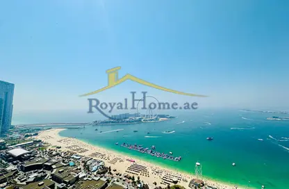 Penthouse - 4 Bedrooms - 6 Bathrooms for rent in Rimal 2 - Rimal - Jumeirah Beach Residence - Dubai