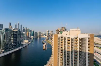 Apartment - Studio - 1 Bathroom for rent in Waves Tower - Business Bay - Dubai