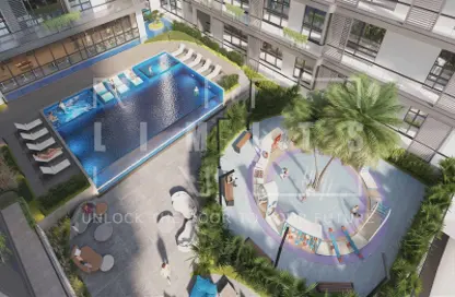 صورة لـ حوض سباحة شقة - غرفة نوم - 2 حمامات للبيع في أوليفيا ريزيدينسز - مجمع دبي للإستثمار - دبي ، صورة رقم 1